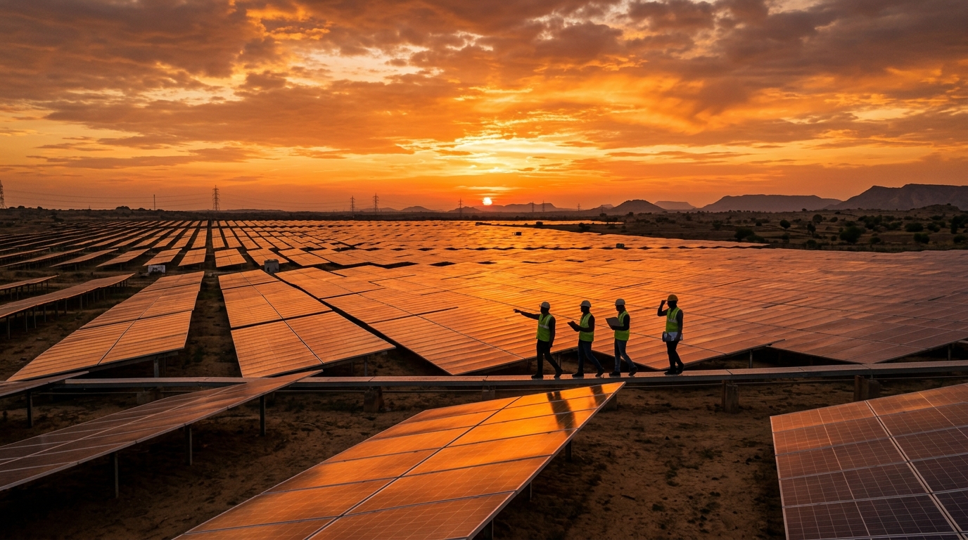 Solar power plant by Dikveer Engineers