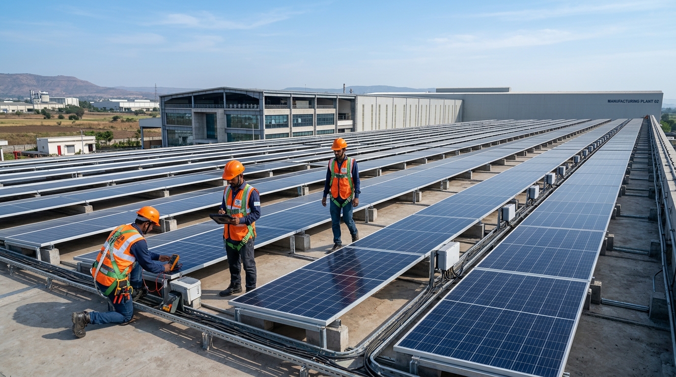 Industrial Solar Installation